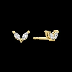 Gatsby Gala Oorbellen 18kt Geel goud Diamant AP04 E 0068